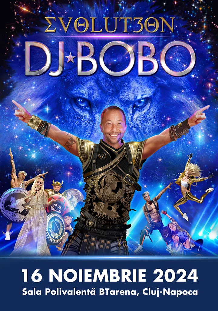 DJ BOBO în turneul EVOLUTION | Cluj-Napoca, 2024 - CONCERTE CLUJ